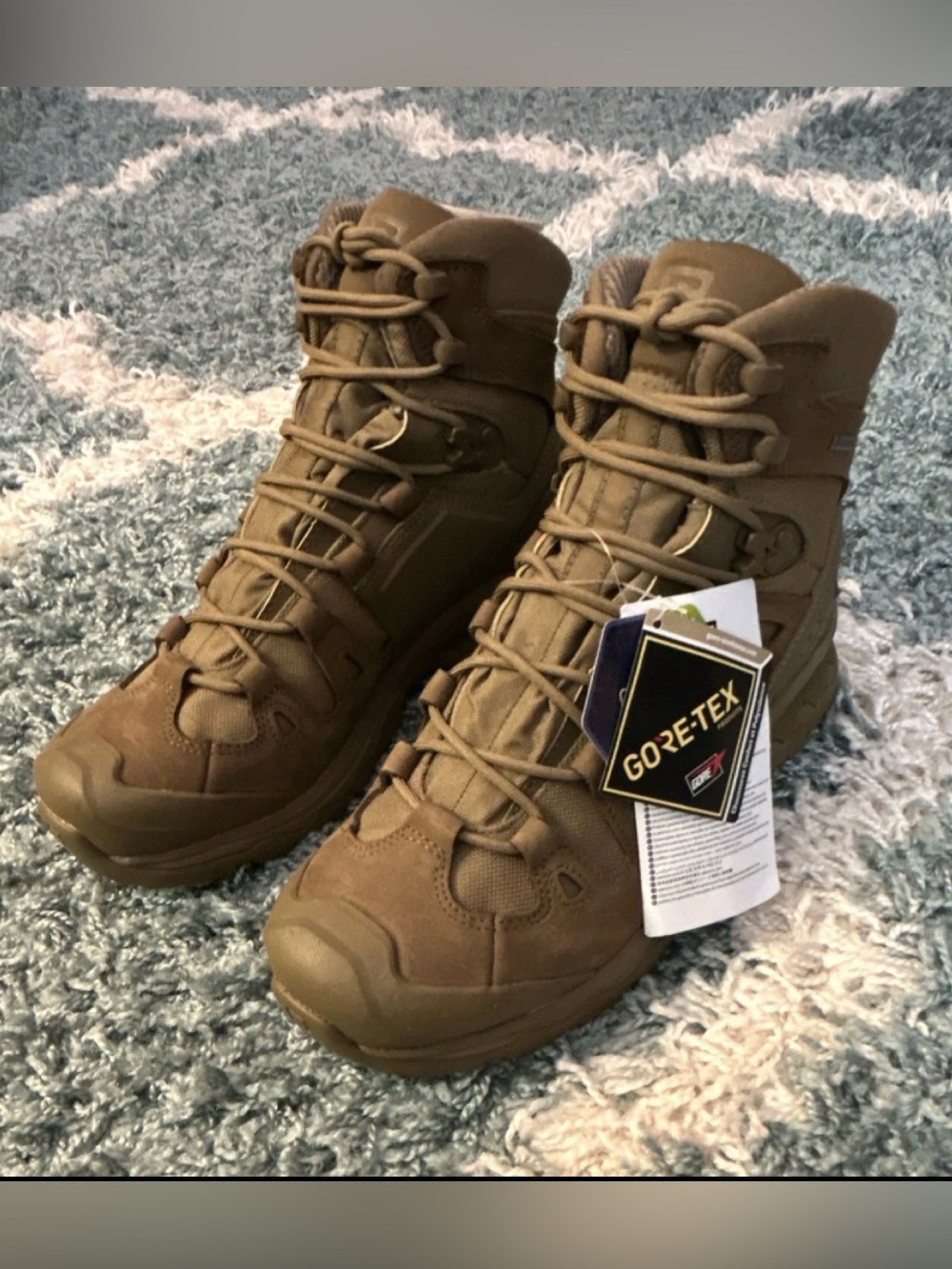 Solomon GORE-TEX Tactical Boots in Brown, Mens 9.5